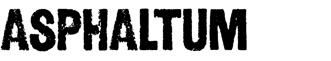A rough, bold Sans-Serif Display face.